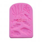 CJ Cetakan Clay Fondant Coral Reef Silikon