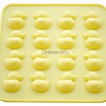 Cetakan Silikon Coklat Puding Bebek 16 cavity 3D