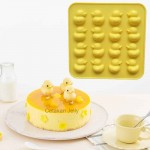 Cetakan Silikon Coklat Puding Bebek 16 cavity 3D