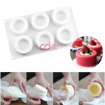 CJ Cetakan Silikon Cake Kue Bolu Puding Cup Shape 6 cav