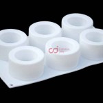 CJ Cetakan Silikon Cake Kue Bolu Puding Cup Shape 6 cav