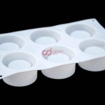 CJ Cetakan Silikon Cake Kue Bolu Puding Cup Shape 6 cav