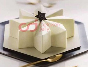 CJ Cetakan Silikon Cake Kue Bolu Puding Diamond Star