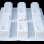 CJ Cetakan Silikon Cake Kue Bolu Puding Agar Fancy Rectangular 6 Cavity