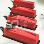 CJ Cetakan Silikon Cake Kue Bolu Puding Agar Fancy Rectangular 6 Cavity