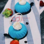 CJ Cetakan Silikon Cake Kue Bolu Puding Flat Swirl 6 cav
