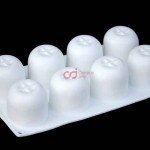 CJ Cetakan Silikon Cake Kue Bolu Puding Fruit Mousse 8 cav