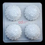 Moon Cake Bulat Fish Pattern