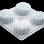 CJ Cetakan Moon Cake Plastik Bulat Pattern I