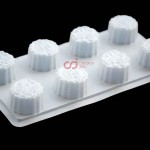 CJ Cetakan Moon Cake Plastik Bulat Plastik 8 cavity