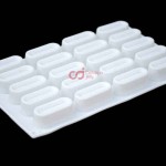 CJ Cetakan Silikon Cake Kue Bolu Puding Oval Strip 20 cavity