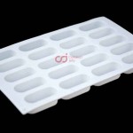CJ Cetakan Silikon Cake Kue Bolu Puding Oval Strip 20 cavity