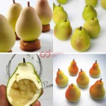 CJ Cetakan Silikon Cake Kue Bolu Puding Pear Mousse 8 cav