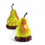 CJ Cetakan Silikon Cake Kue Bolu Puding Pear Mousse 8 cav