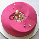 CJ Cetakan Silikon Cake Kue Bolu Puding Round Spin II