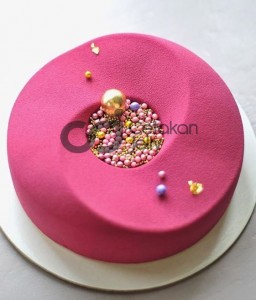 CJ Cetakan Silikon Cake Kue Bolu Puding Round Spin II