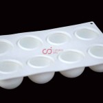 CJ Cetakan Silikon Cake Kue Bolu Puding Sphere 8 cavity