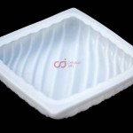 CJ Cetakan Silikon Cake Kue Bolu Puding Wave Box Pan