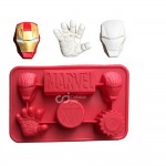 Cetakan Silikon Coklat Puding Ironman