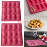 CJ Cetakan Coklat Puding Kue Piggy Full Body 12 cavity