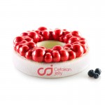 CJ Cetakan Silikon Cake Kue Bolu Puding Jelly Agar Round Bubble Pan