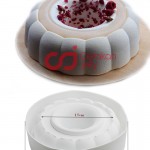 CJ Cetakan Silikon Cake Kue Bolu Puding Jelly Agar Round Garland