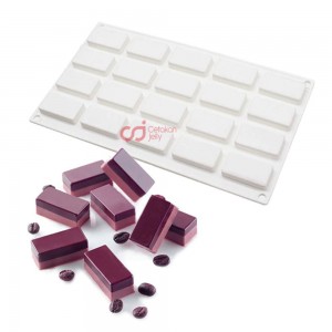 Cetakan Silikon Coklat Puding Box 20 cavity
