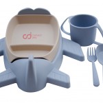 CJ Perlengkapan Makan Anak Pesawat Set
