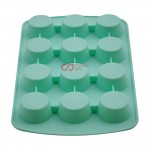 CJ Cetakan Puding Kue Muffin Gula Aren Cupcake 4.5 cm 12 cav Silikon49