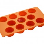 CJ Cetakan Puding Kue Muffin Gula Aren Cupcake 5 cm 11 cav Silikon Warna Random