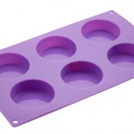 CJ Cetakan Puding Kue Muffin Gula Aren Cupcake 6.8 cm 6 cav Silikon