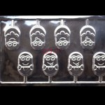 CJ Cetakan Minion Lolipop Plastik
