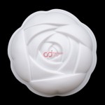CJ Cetakan Silikon Cake Kue Bolu Puding Jelly Craft Single White Rose