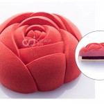 CJ Cetakan Silikon Cake Kue Bolu Puding Jelly Craft Single White Rose